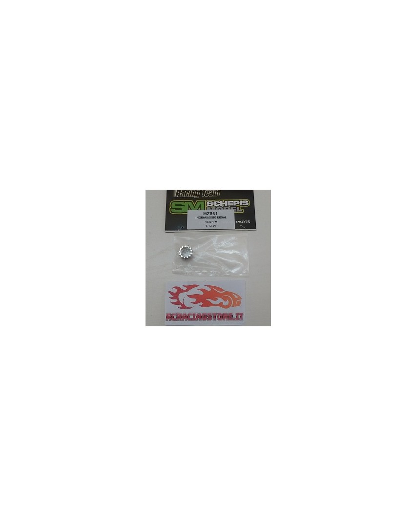 Ingranaggio Ergal 13 denti 1°Marcia