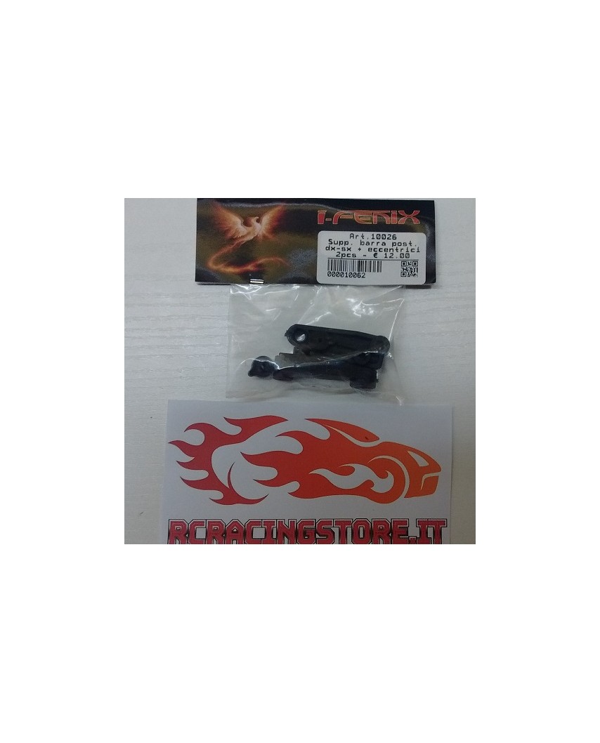 Supporto barra posteriore DX-SX + eccentrici