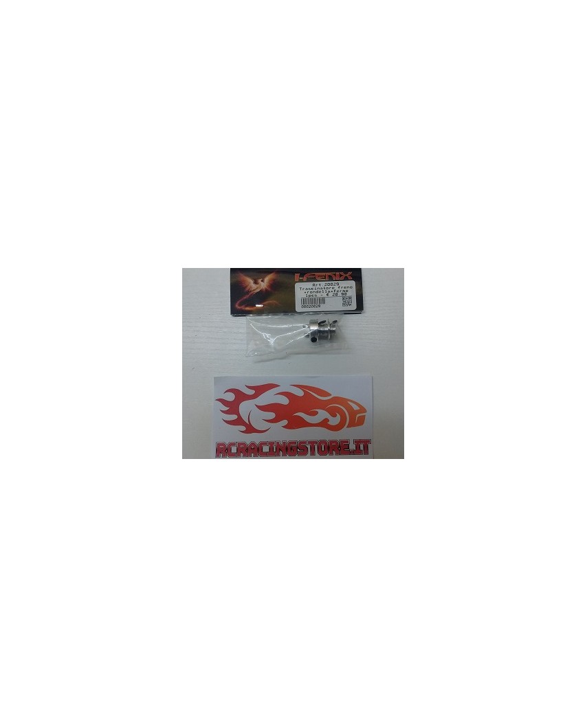 Trascinatore puleggia posteriore freno completo di rondella+fermo con filettatura