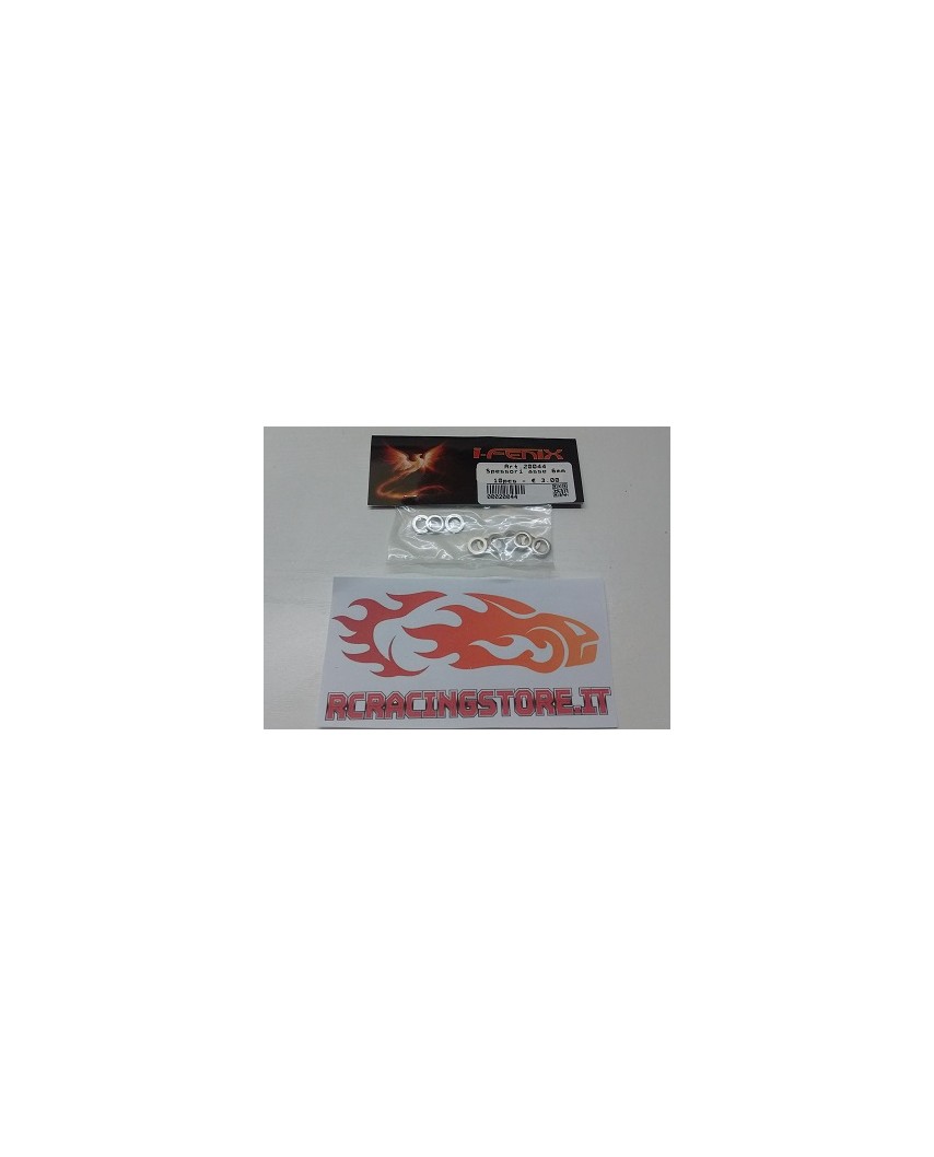 Spessori asse 6mm (10 pz)