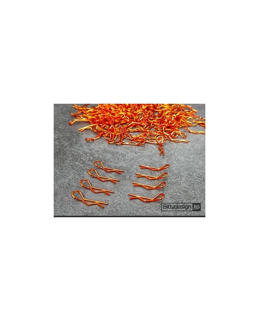 Body Clips Kit 8pcs Orange