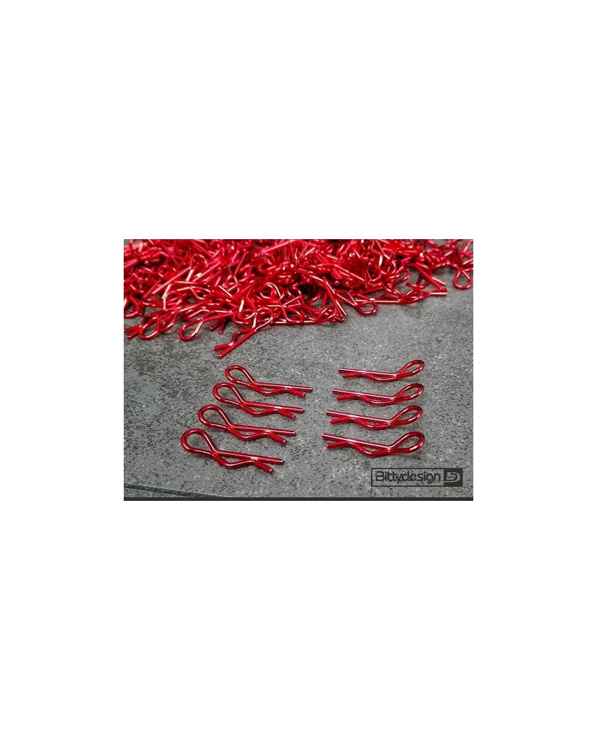 Body Clips Kit 8pcs Red