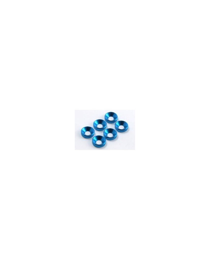 Rondelle svasate 3MM BLU (6pz)