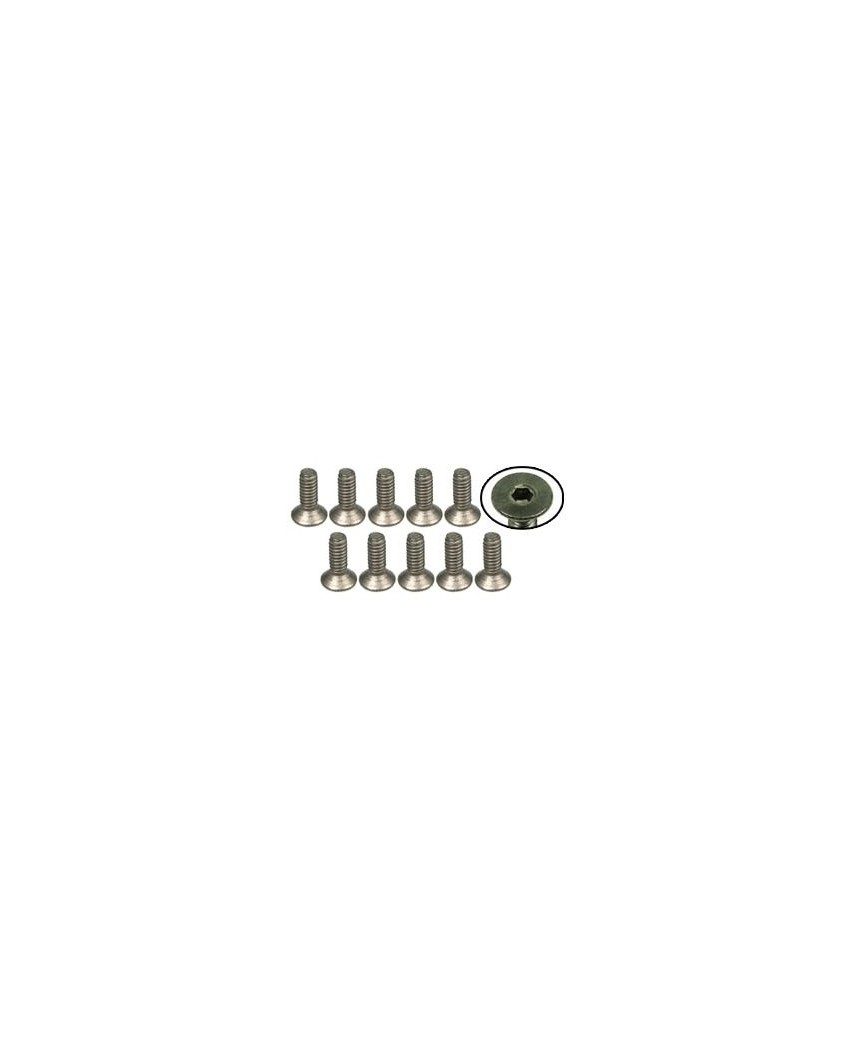 M3x8mm FH Titanium Screw (10 pcs.)